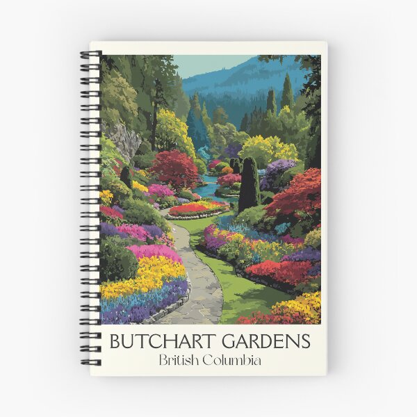 Item preview, Butchart Gardens BC | Vancouver Island Floral Art Print designed and sold by TuncGK.