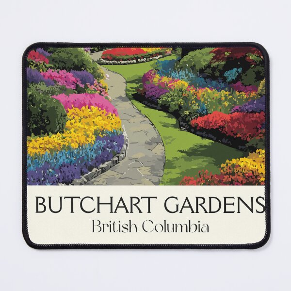 Item preview, Butchart Gardens BC | Vancouver Island Floral Art Print designed and sold by TuncGK.