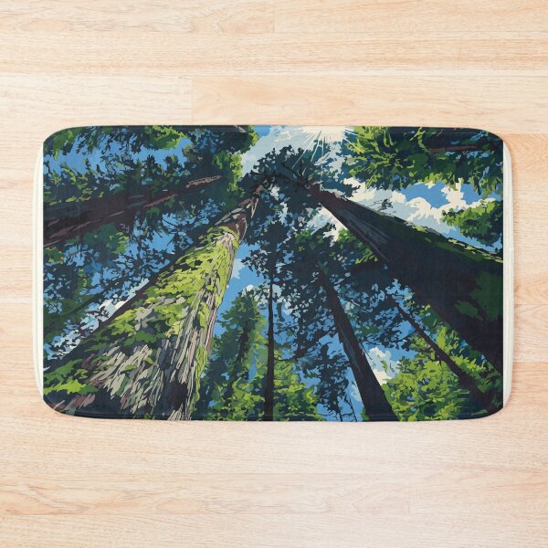 Item preview, Cathedral Grove BC | Ancient Douglas Fir Forest Art Print designed and sold by TuncGK.