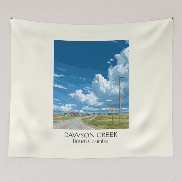 Item preview, Dawson Creek British Columbia | Alaska Highway Mile 0 Art designed and sold by TuncGK.