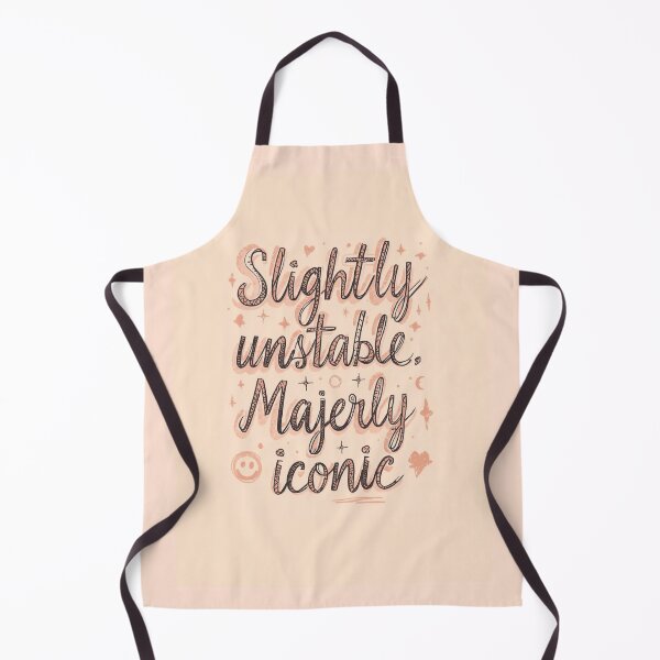 Item preview, Slightly Unstable Majorly Iconic (Cute Hand Lettering) | Funny Relatable Quote, Unstable and Iconic designed and sold by ConfuseLab Shop.