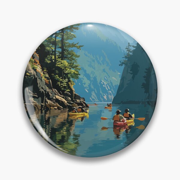 Item preview, Deep Cove British Columbia | North Vancouver Fjord Art Print designed and sold by TuncGK.