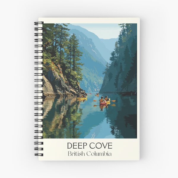 Item preview, Deep Cove British Columbia | North Vancouver Fjord Art Print designed and sold by TuncGK.
