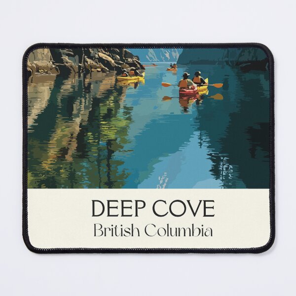 Item preview, Deep Cove British Columbia | North Vancouver Fjord Art Print designed and sold by TuncGK.