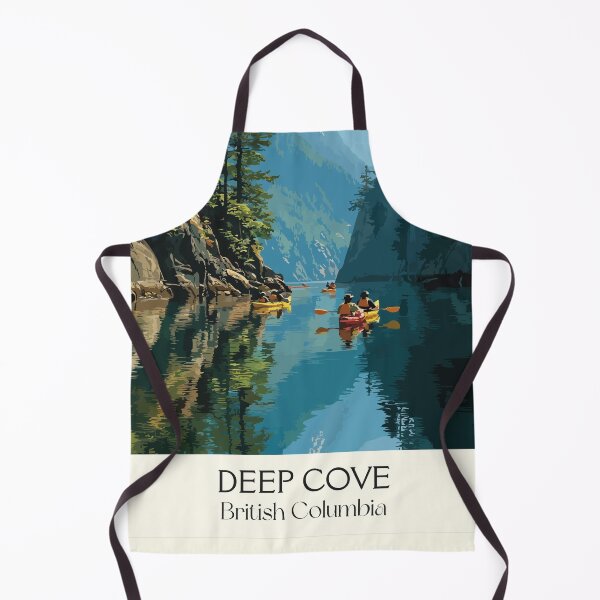 Item preview, Deep Cove British Columbia | North Vancouver Fjord Art Print designed and sold by TuncGK.