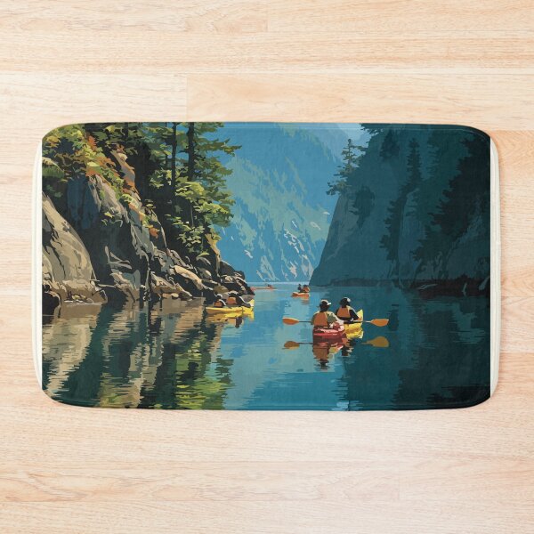 Item preview, Deep Cove British Columbia | North Vancouver Fjord Art Print designed and sold by TuncGK.