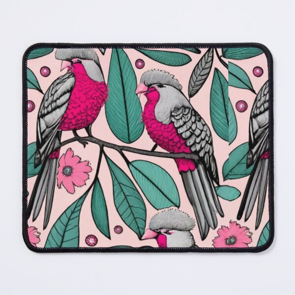 Item preview, Minimalist drawing style, colorful birds, the background is transparent, vanishing point on white paper, smooth repeating pattern, single-line graphics designed and sold by gulka8.