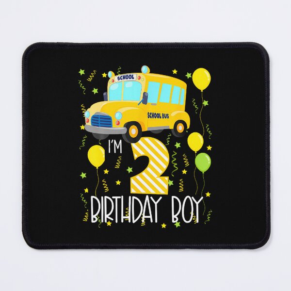 Item preview, I'M 2 Birthday Boy School Bus Kids 2Nd Birthday Party designed and sold by MadalynKiehn.