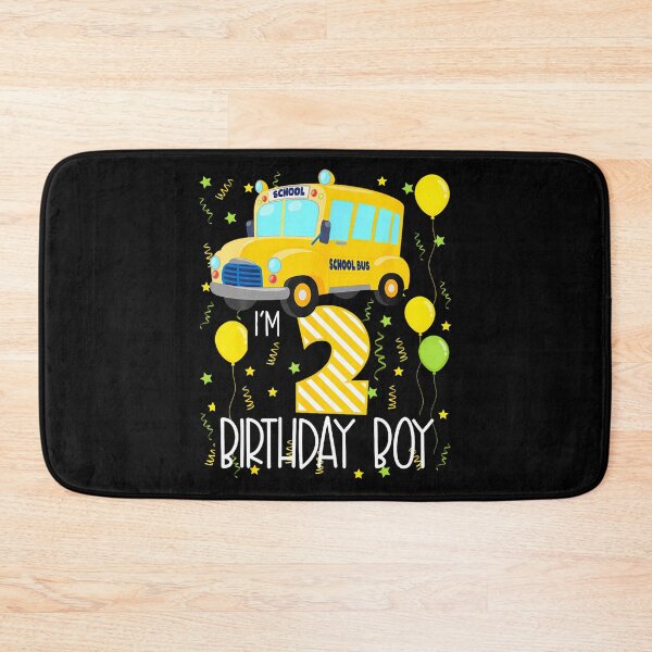 Item preview, I'M 2 Birthday Boy School Bus Kids 2Nd Birthday Party designed and sold by MadalynKiehn.