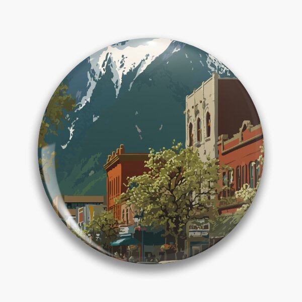 Item preview, Fernie British Columbia | Historic Rocky Mountain Town Art designed and sold by TuncGK.