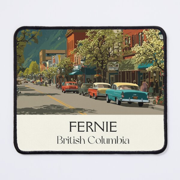 Item preview, Fernie British Columbia | Historic Rocky Mountain Town Art designed and sold by TuncGK.