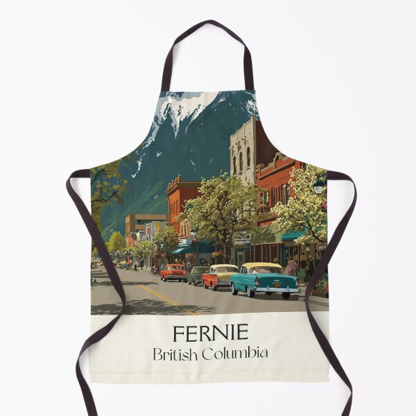 Item preview, Fernie British Columbia | Historic Rocky Mountain Town Art designed and sold by TuncGK.