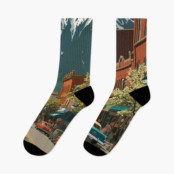 Item preview, Fernie British Columbia | Historic Rocky Mountain Town Art designed and sold by TuncGK.
