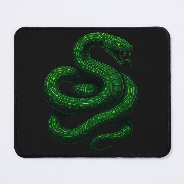 Item preview, Serpent Circuit – Flow of the Digital Viper designed and sold by Keios Cool Apparel.