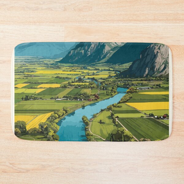 Item preview, Fraser Valley BC | Agricultural Heartland Scenery Art designed and sold by TuncGK.