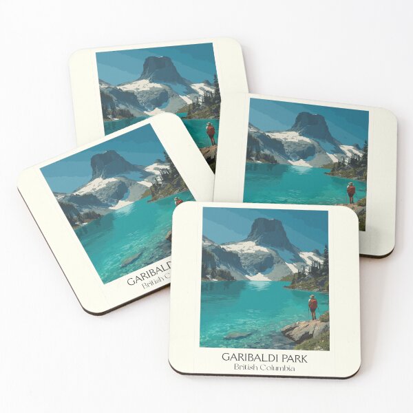 Item preview, Garibaldi Provincial Park BC | Alpine Lake & Glacier Art designed and sold by TuncGK.