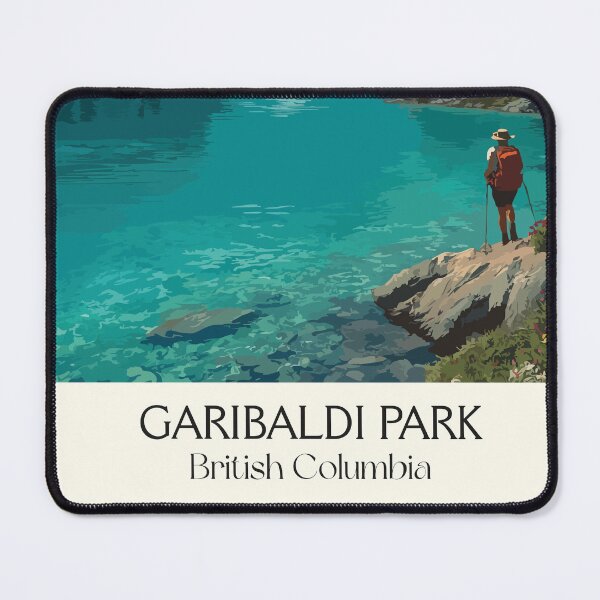 Item preview, Garibaldi Provincial Park BC | Alpine Lake & Glacier Art designed and sold by TuncGK.