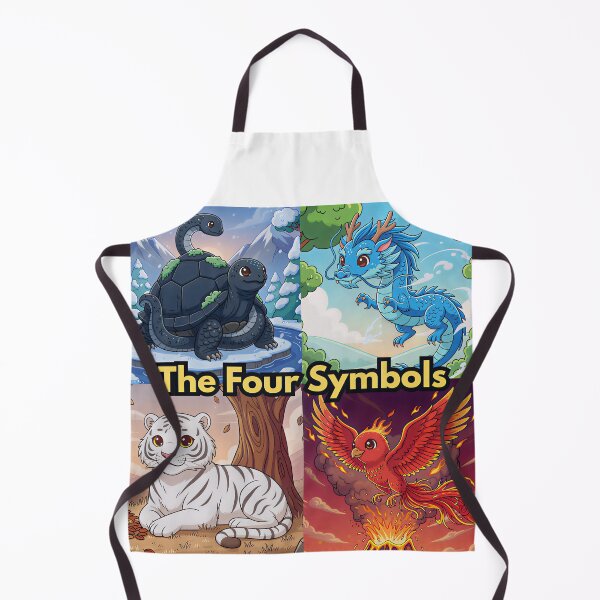 Item preview, The Four Symbols | Seiryu Suzaku Byakko Genbu designed and sold by Pets & Memes & Stuff.