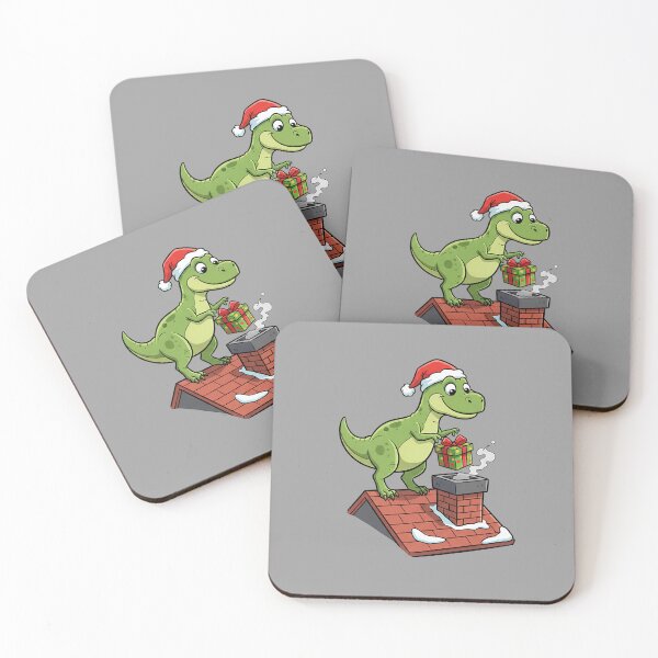 Item preview, Dinosaur with christmas gift designed and sold by BBM-STYLE-MAKER.