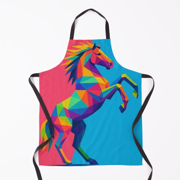 Item preview, Colorful geometric horse designed and sold by Dogandesighn.