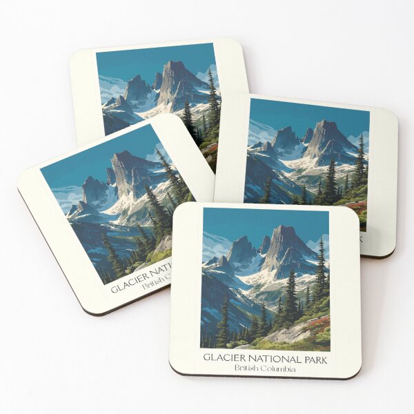 Item preview, Glacier National Park BC | Rogers Pass Alpine Scenery Art designed and sold by TuncGK.