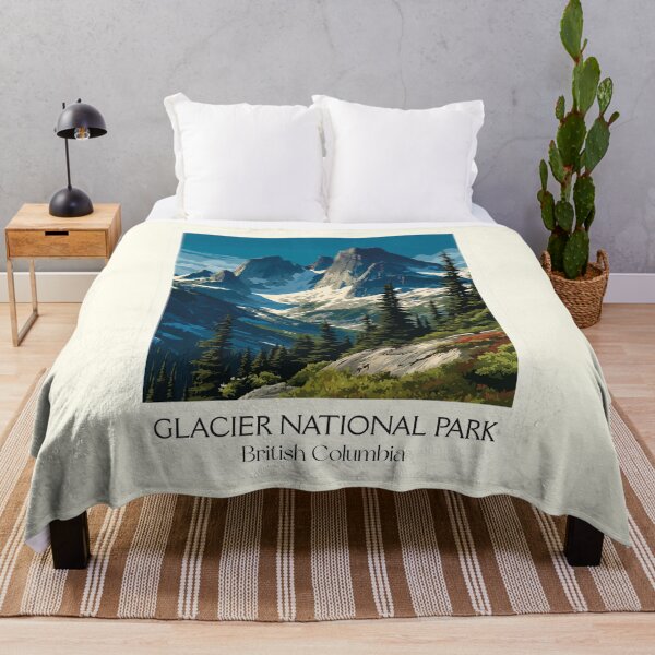 Item preview, Glacier National Park BC | Rogers Pass Alpine Scenery Art designed and sold by TuncGK.