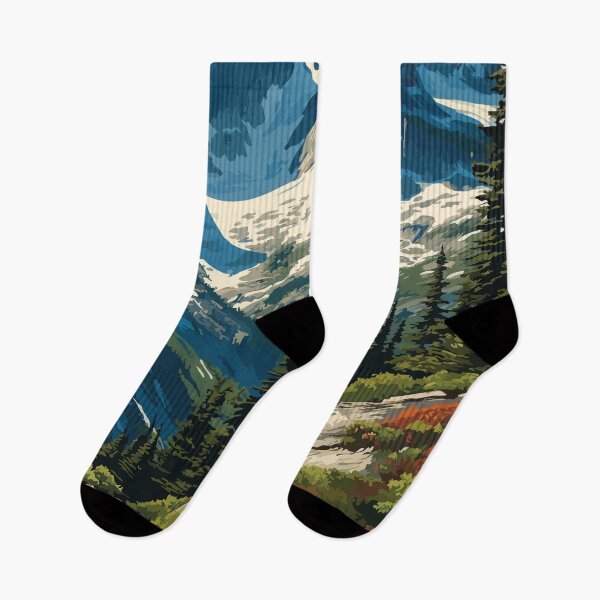 Item preview, Glacier National Park BC | Rogers Pass Alpine Scenery Art designed and sold by TuncGK.