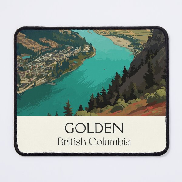 Item preview, Golden British Columbia | Kicking Horse River Valley Art designed and sold by TuncGK.