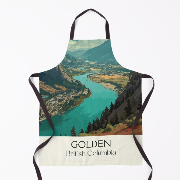 Item preview, Golden British Columbia | Kicking Horse River Valley Art designed and sold by TuncGK.