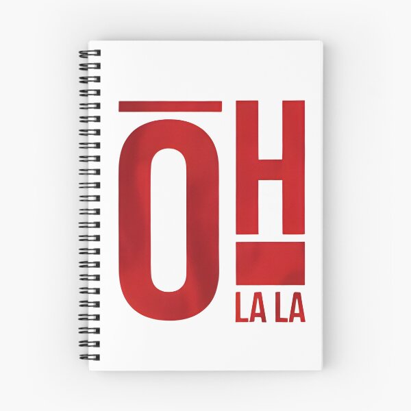 Item preview, OH LA LA Red Typography — Bold French Quote Statement Design designed and sold by Colorful-Garden.