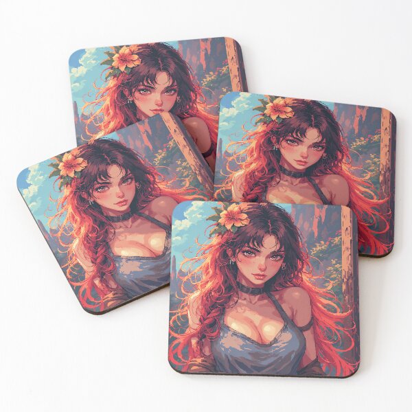 Item preview, Retro Beautiful Red Hair In Sunshine  designed and sold by jimcaza.