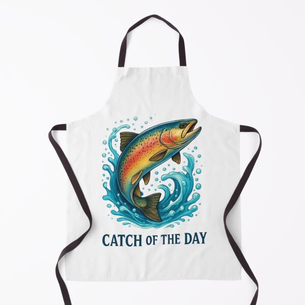 Item preview, Catch of the Day | Colorful Trout Fishing Art for Anglers and Ocean Lovers designed and sold by FUIRY .