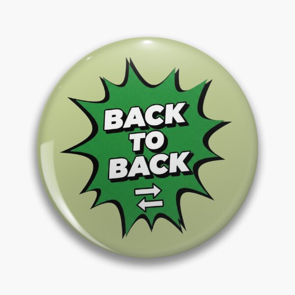 Item preview, "Back to Back" Comic Burst Art designed and sold by InkWeaveShop.