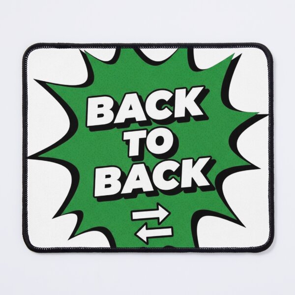 Item preview, "Back to Back" Comic Burst Art designed and sold by InkWeaveShop.
