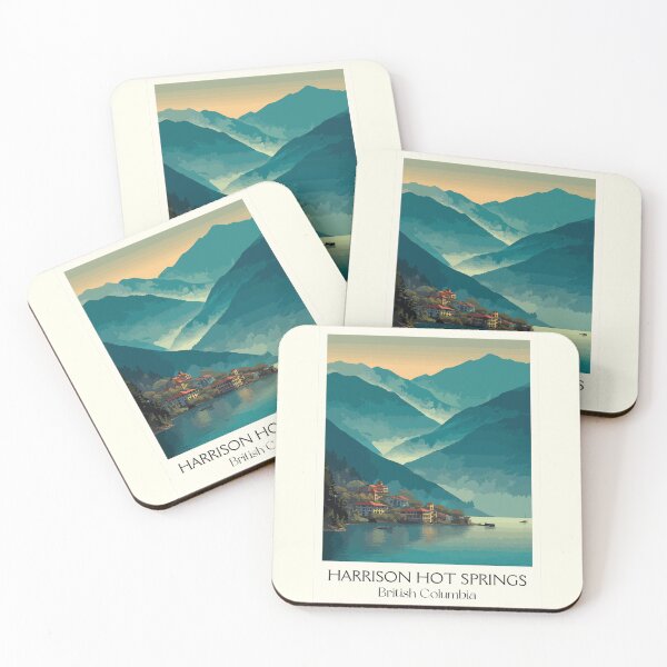 Item preview, Harrison Hot Springs BC | Fraser Valley Lake Scenery Art designed and sold by TuncGK.