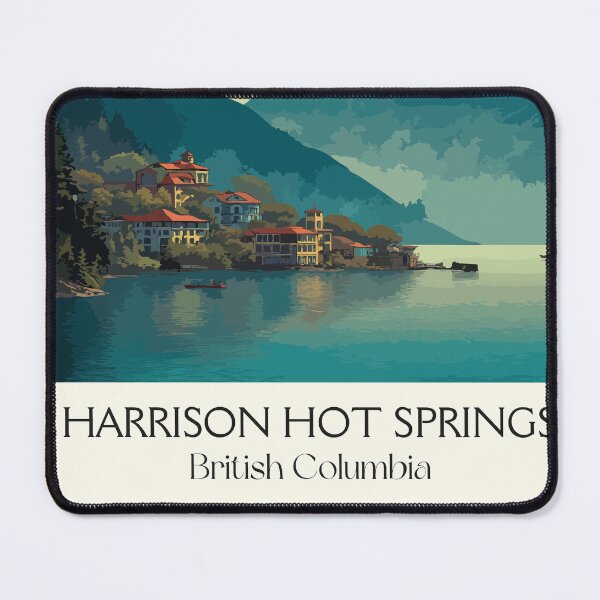 Item preview, Harrison Hot Springs BC | Fraser Valley Lake Scenery Art designed and sold by TuncGK.