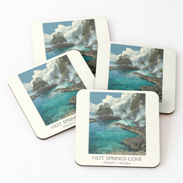 Item preview, Hot Springs Cove BC | Remote Rainforest Geothermal Art designed and sold by TuncGK.