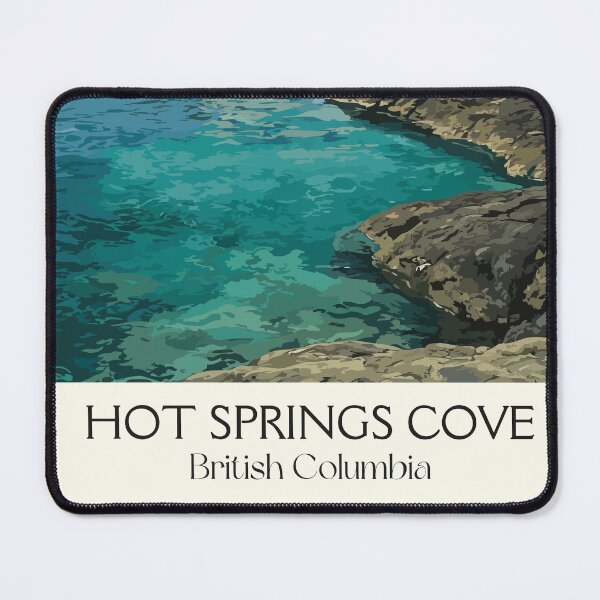 Item preview, Hot Springs Cove BC | Remote Rainforest Geothermal Art designed and sold by TuncGK.