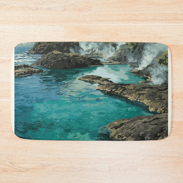 Item preview, Hot Springs Cove BC | Remote Rainforest Geothermal Art designed and sold by TuncGK.