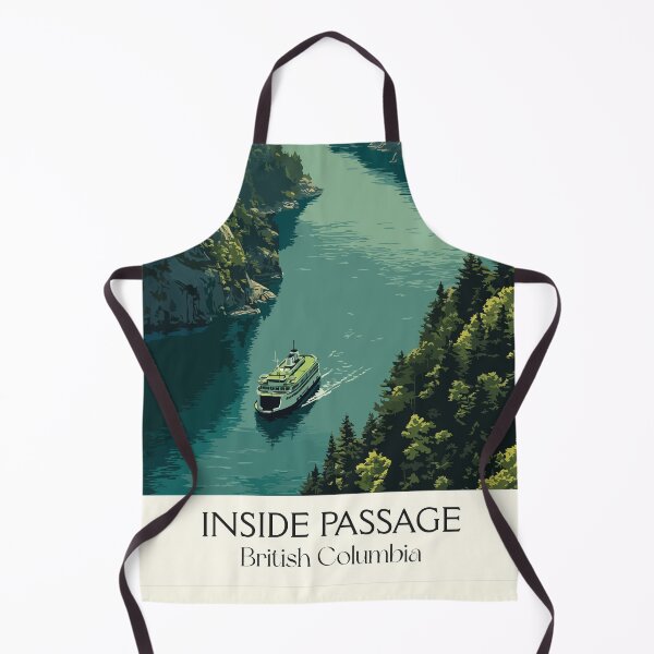 Item preview, Inside Passage BC | Coastal Ferry Route Scenery Art designed and sold by TuncGK.