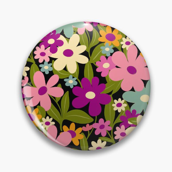 Item preview, Groovy flowering pattern design designed and sold by Clara Fruggeri.