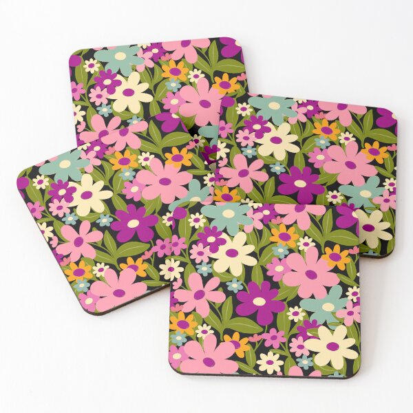 Item preview, Groovy flowering pattern design designed and sold by Clara Fruggeri.