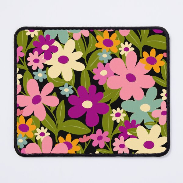 Item preview, Groovy flowering pattern design designed and sold by Clara Fruggeri.