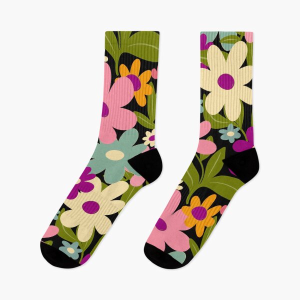 Item preview, Groovy flowering pattern design designed and sold by Clara Fruggeri.