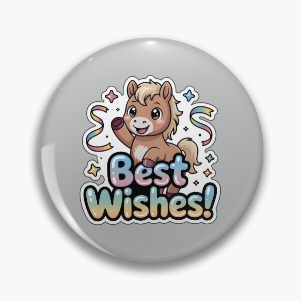 Item preview, Happy New Year Best Wishes Chibi Horse Sticker - Year of the Horse Gift designed and sold by Nuist25.