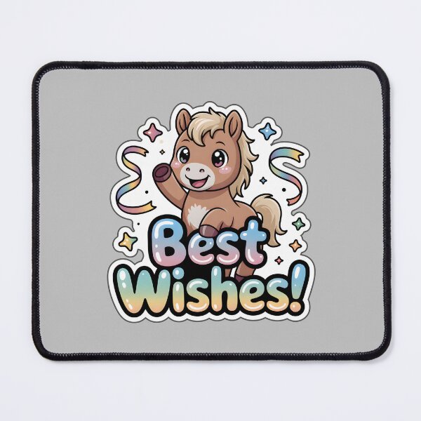 Item preview, Happy New Year Best Wishes Chibi Horse Sticker - Year of the Horse Gift designed and sold by Nuist25.