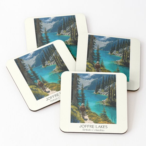 Item preview, Joffre Lakes Provincial Park | Turquoise Glacial Lake Art designed and sold by TuncGK.