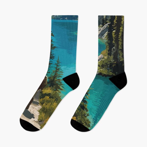 Item preview, Joffre Lakes Provincial Park | Turquoise Glacial Lake Art designed and sold by TuncGK.