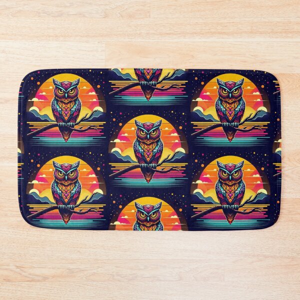 Item preview, Colorful geometric owl designed and sold by Dogandesighn.