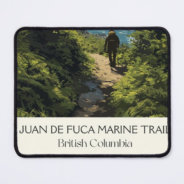 Item preview, Juan de Fuca Marine Trail | West Coast Hiking Art Print designed and sold by TuncGK.